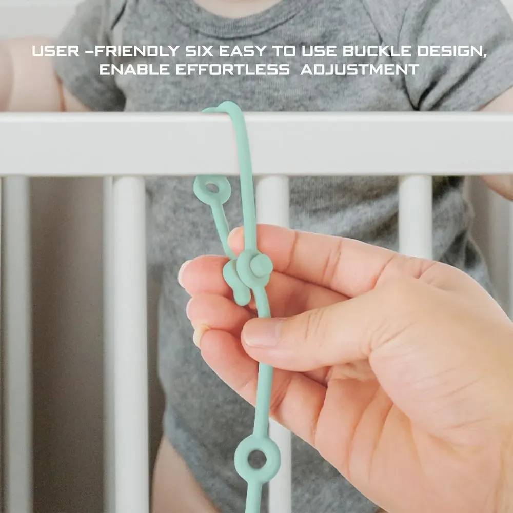 Neobreez Silicone Strap For Pacifiers Toys Teethers And Bottles Pack Of 2 - NBR150 - Image 5