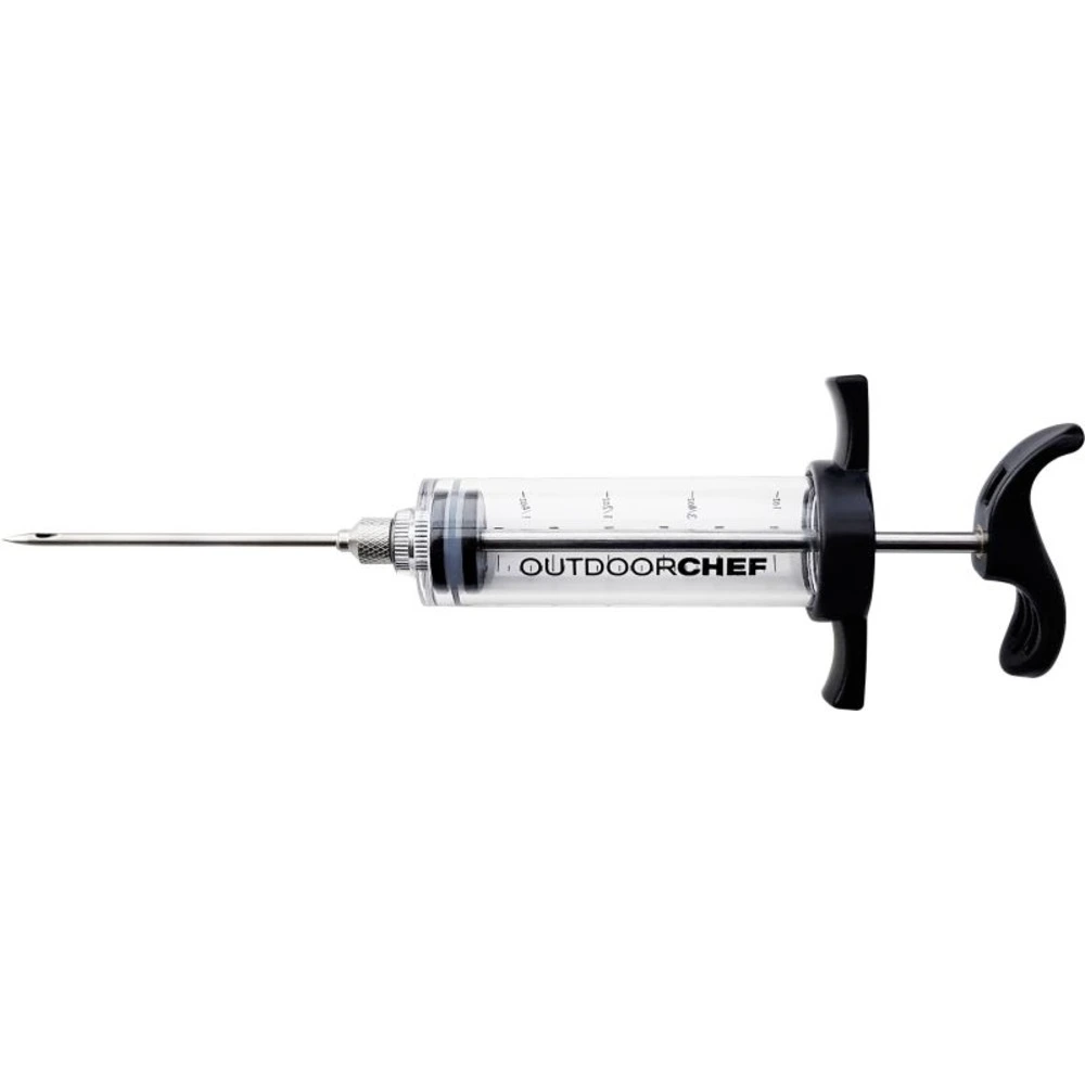 Outdoorchef Marinade Injector, 30ml Meat Flavour Syringe with Removable Needle, For Roasts, Pulled Pork and Chicken - 14.491.44