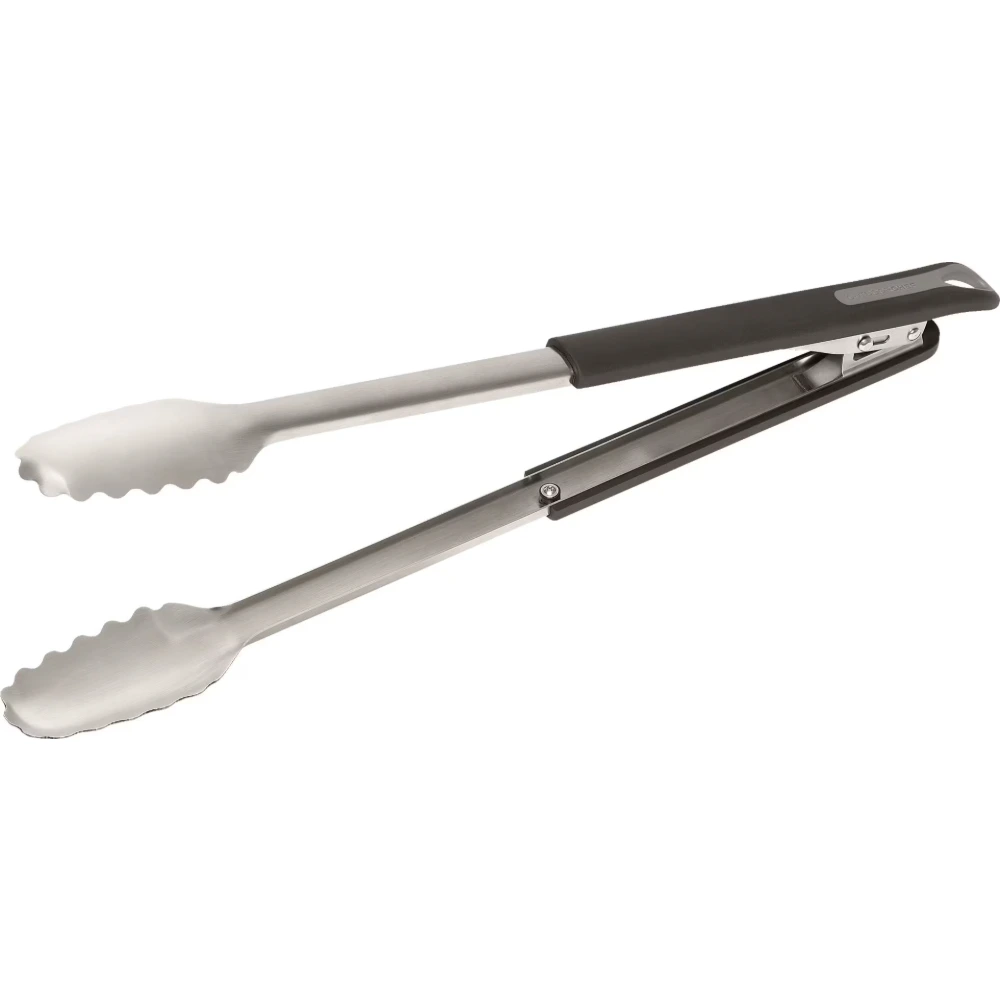 Outdoorchef BBQ Tongs, Sturdy Stainless Steel Grill Tongs, Serrated Head, Locking Mechanism, Rubberised Handle - 14.112.55