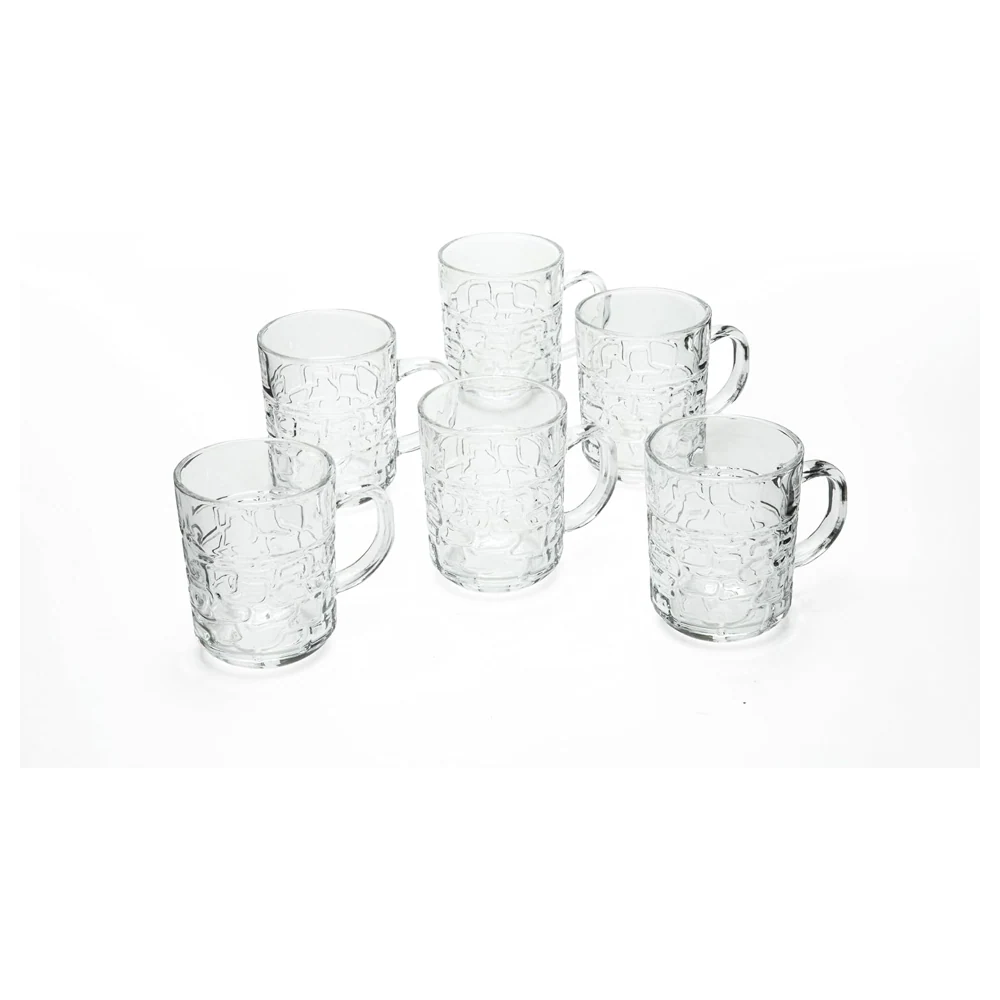 Taliona Gothique 6-Piece Clear Glass Mug Set 24 cl - C6913877 - Image 4