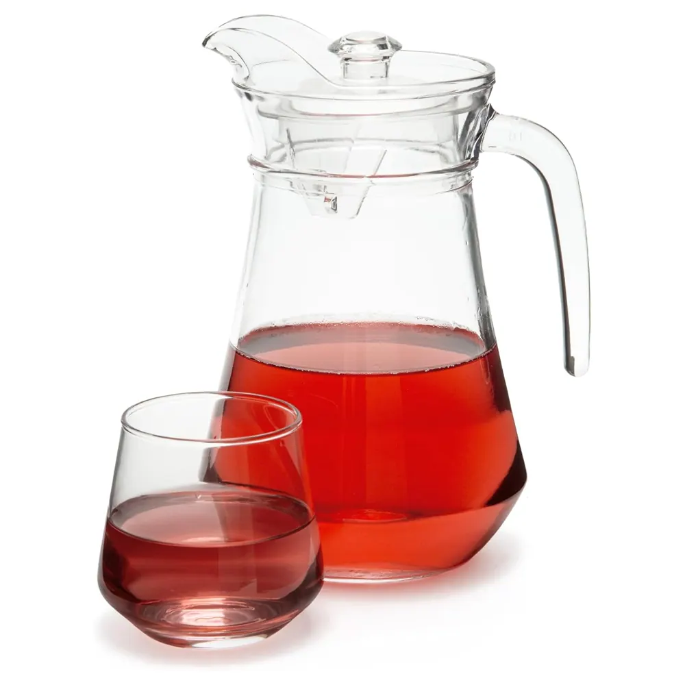 Taliona Lilly 7-Piece Clear Glass Water Set - C6913886