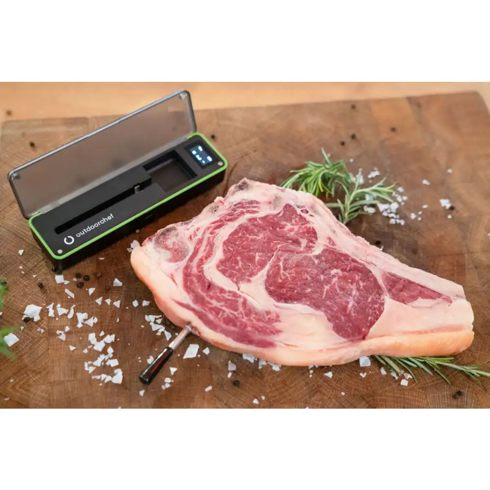 Outdoorchef Easy Check Wireless Meat Thermometer Double, Bluetooth BBQ Thermometer, 200m Range, App and Standalone Dock - 14.491.95 - Image 2