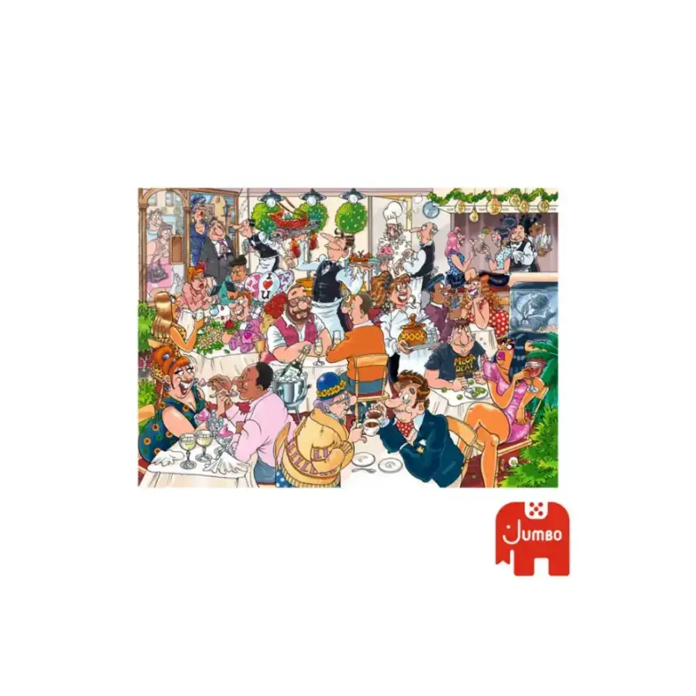 Wasgij Date Night. 1000 Piece Jigsaw Puzzle, Challenging & Fun, Puzzle What Happens Next, Eco-Friendly 100 percent Recycled Cardboard, 68x49 CM, Multicolour - 1110100331 - Image 2