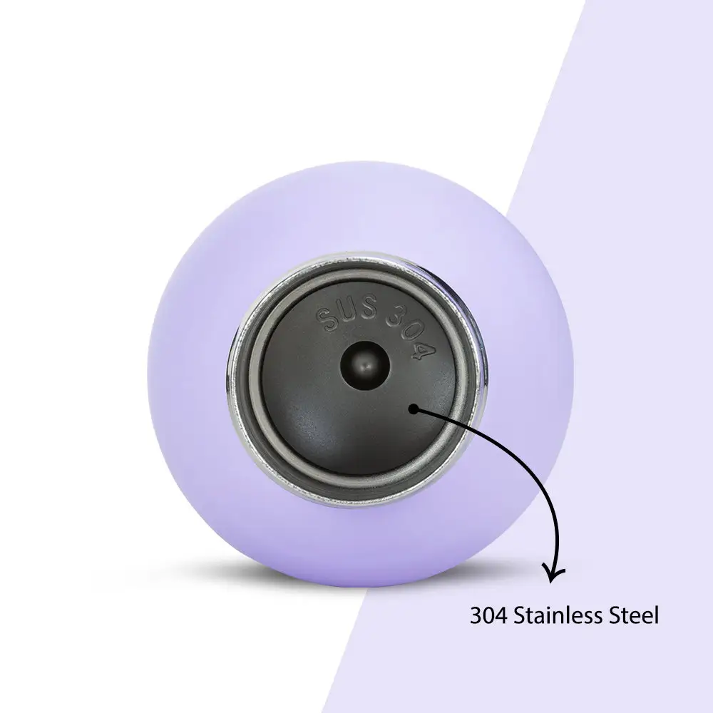 Hydrobrew Double Wall Stainless Steel Water Bottle Purple 500ml - HB_WBSS500RUB_PU - Image 4