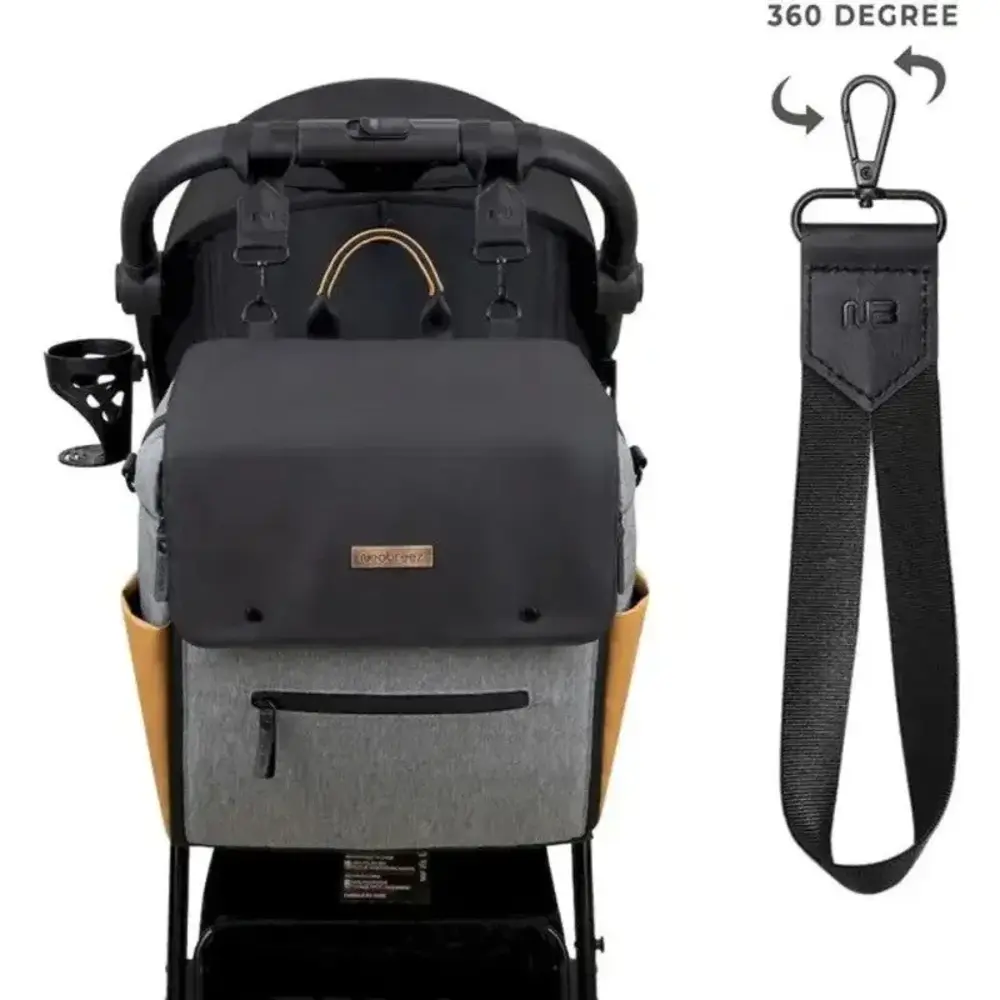 Neobreez Universal Stroller Hooks Clip Set Black - NBR165 - Image 5
