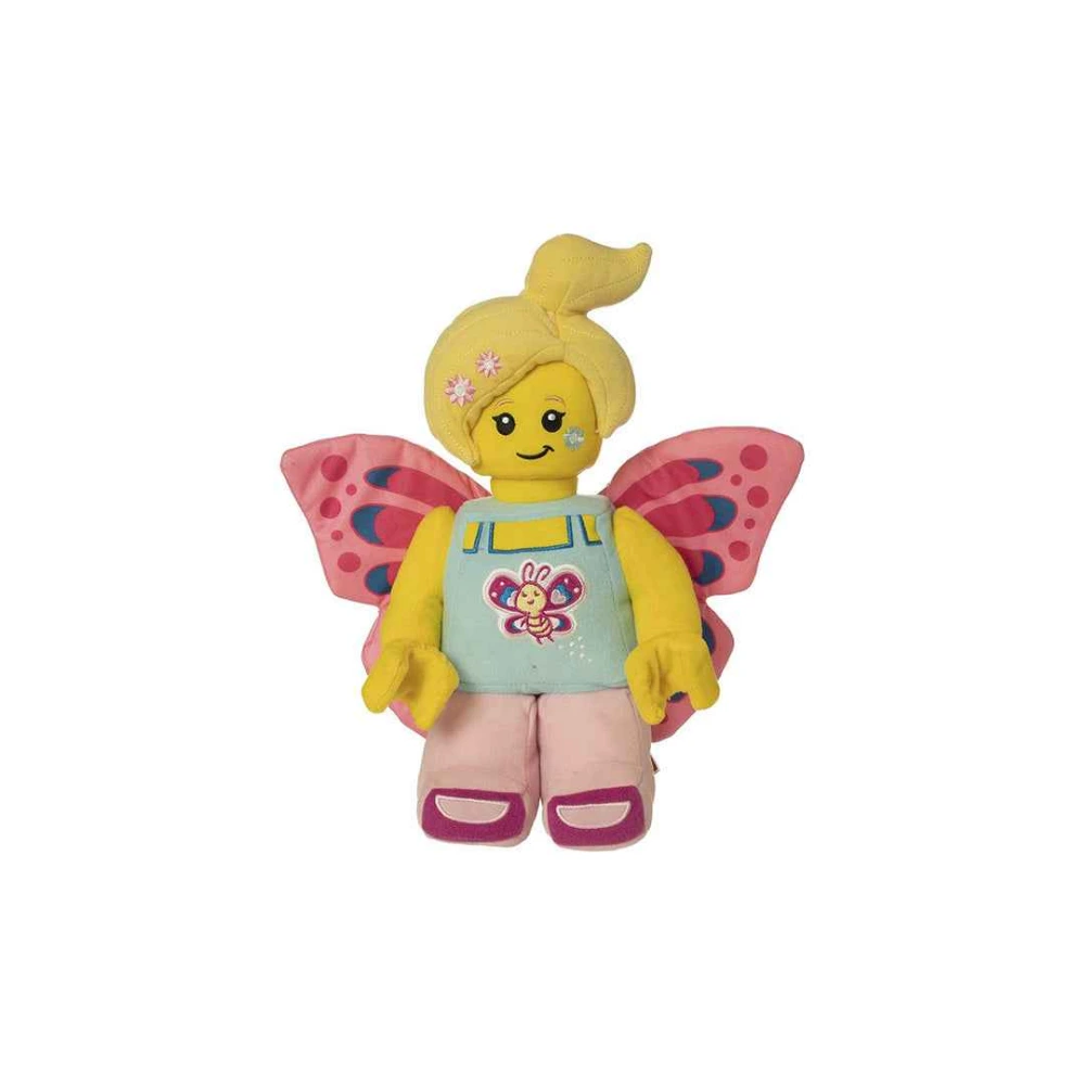 Manhattan Toys LEGO Butterfly Girl Plush Character Toy, Soft Collectible Fantasy Doll for Kids, Cute Room Decor, Gift for Boys & Girls, Stuffed Figure, Multicolour - 335520LL - Image 2