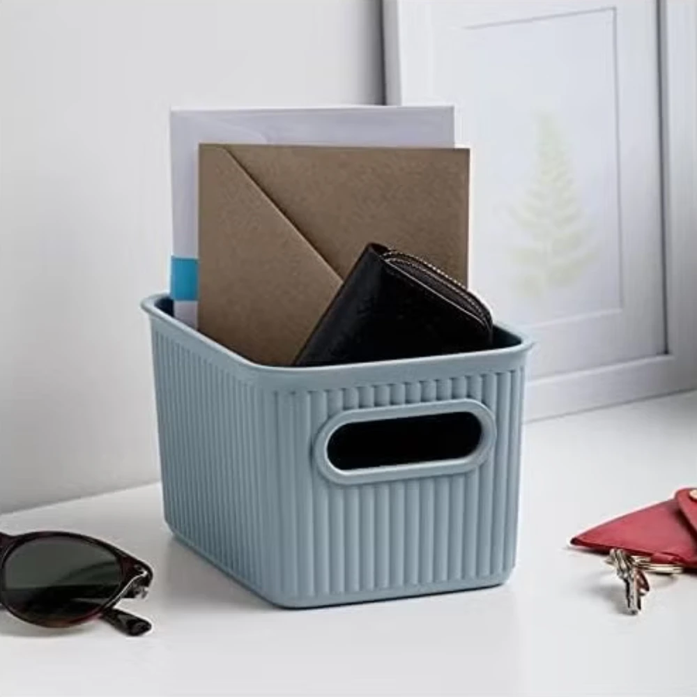 Tatay Storage Basket Set, Baobab Blue Mist Polypropylene - 3019258 - Image 4