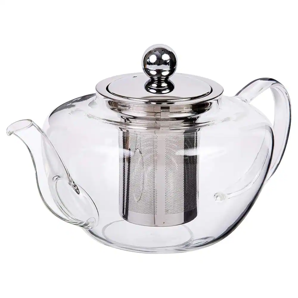Taliona Classic Borosilicate Glass Tea Pot with Stainless Steel Filter & Lid 600 ml - TL2213436 - Image 5