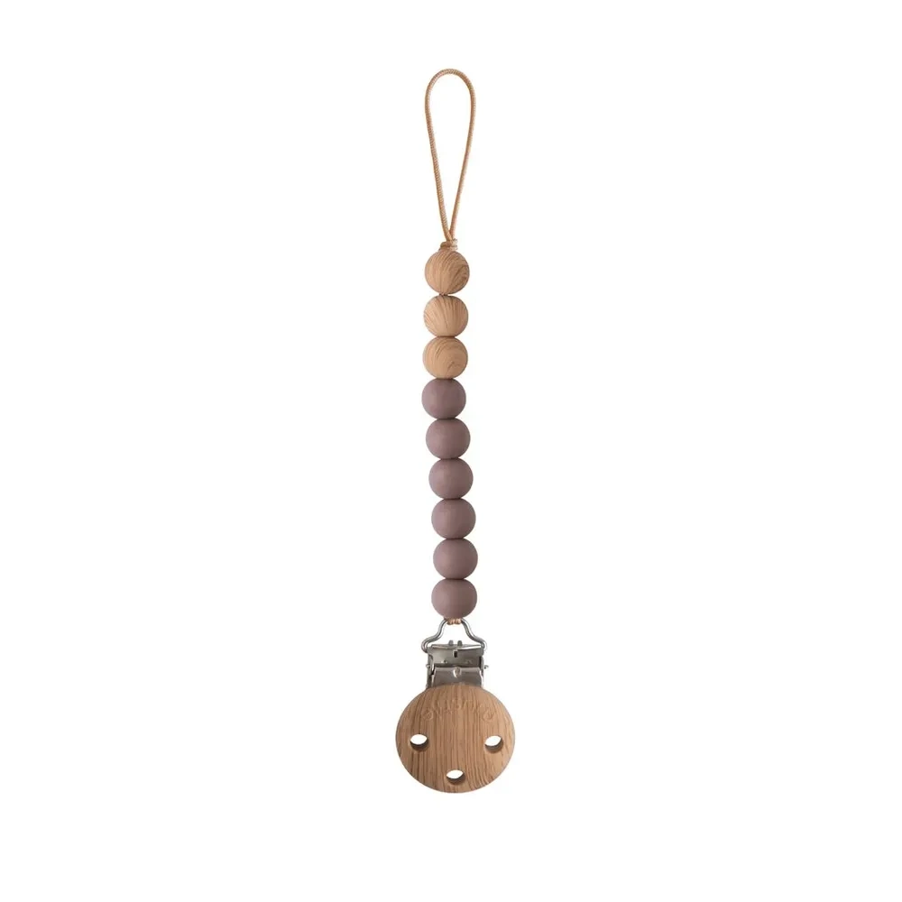 Mushie Pacifier Clips Eva Ash - MU2090004