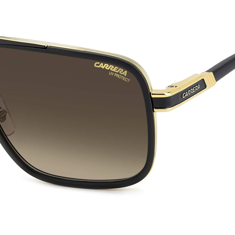 Carrera Mens UV Protected Rectangular Sunglasses, Black Brown Green Antireflex Lenses - C-1071-S-I46 - Image 4