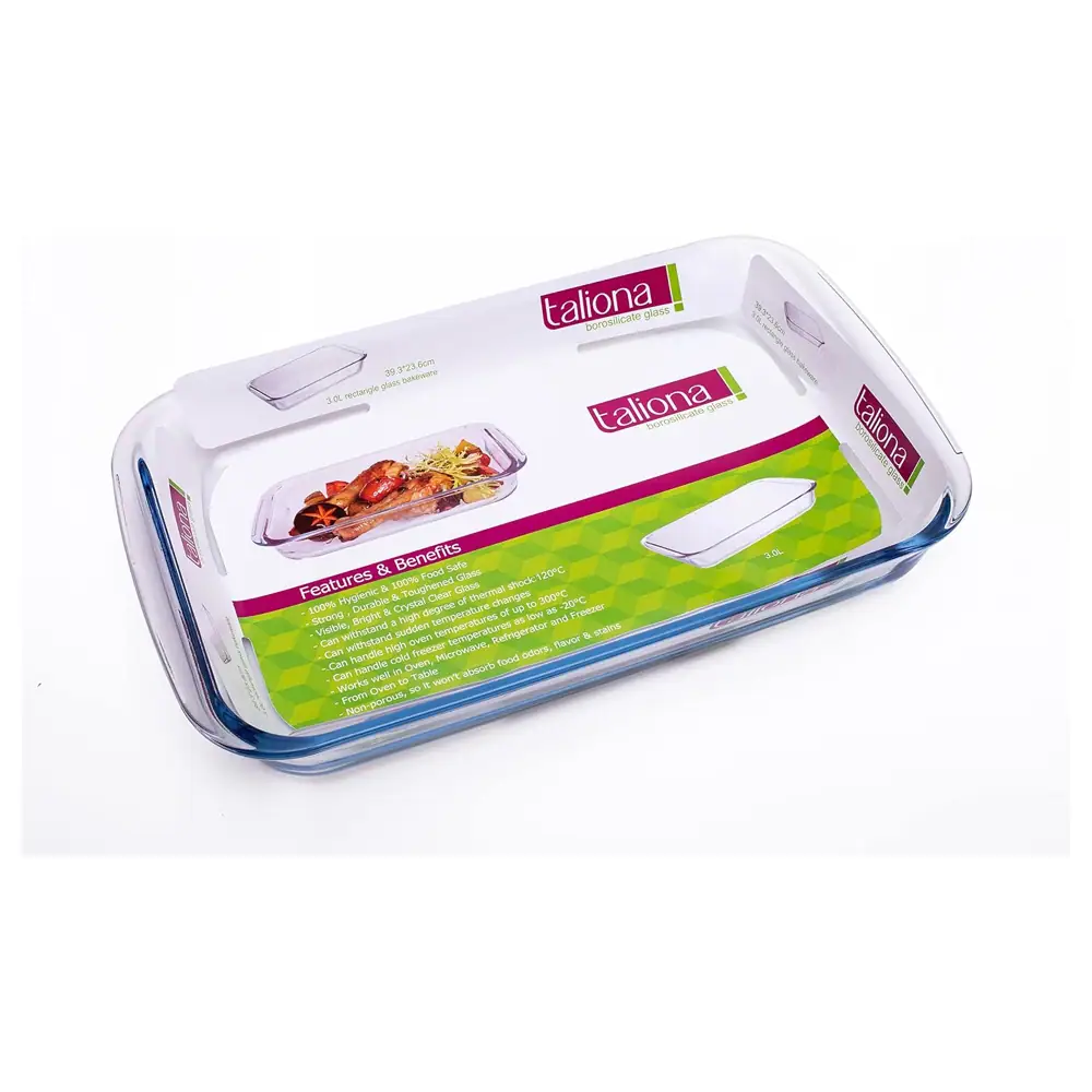 Taliona Rectangular Borosilicate Glass Bakeware 3 L - TL2213510 - Image 3
