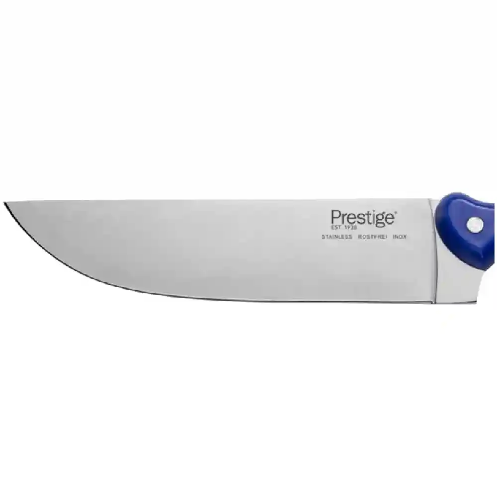 Prestige Professional 8 Inch Butcher Knife Stainless Steel Carving & Meat Slicing Knife, Blue - PR49345 - Image 3