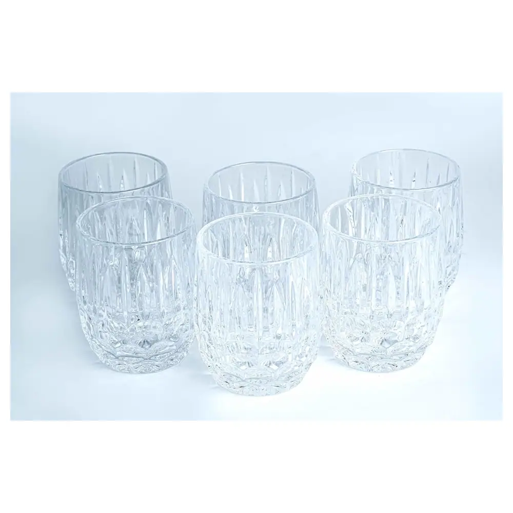 Taliona Flora 6-Piece Clear Glass Old Fashioned Tumbler Set 29 cl - C6913811 - Image 2