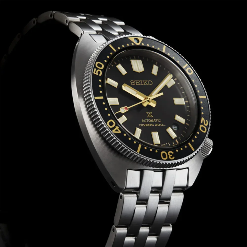 Seiko Prospex Automatic Diver Watch for Men - 41mm Black Dial, Stainless Steel Bracelet, 200M Water Resistance - SPB315J1 - Image 2