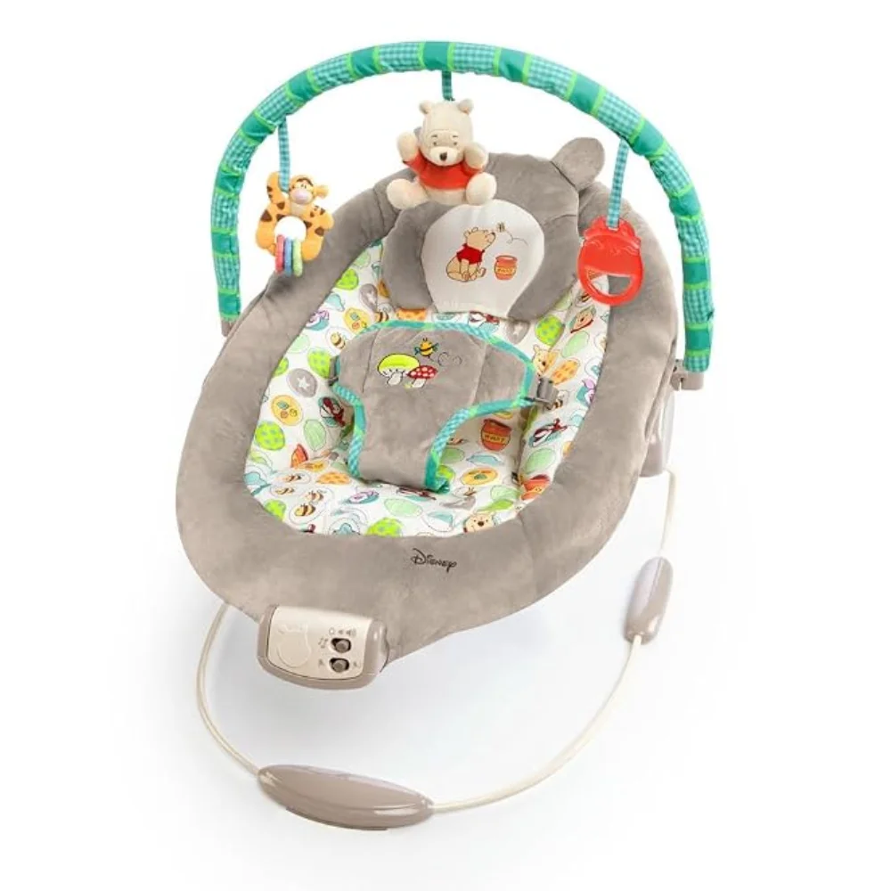 Bright Starts WINNIE THE POOH Dots And Hunny Pots Bouncer - Disney Baby 0-6 Months - 60256