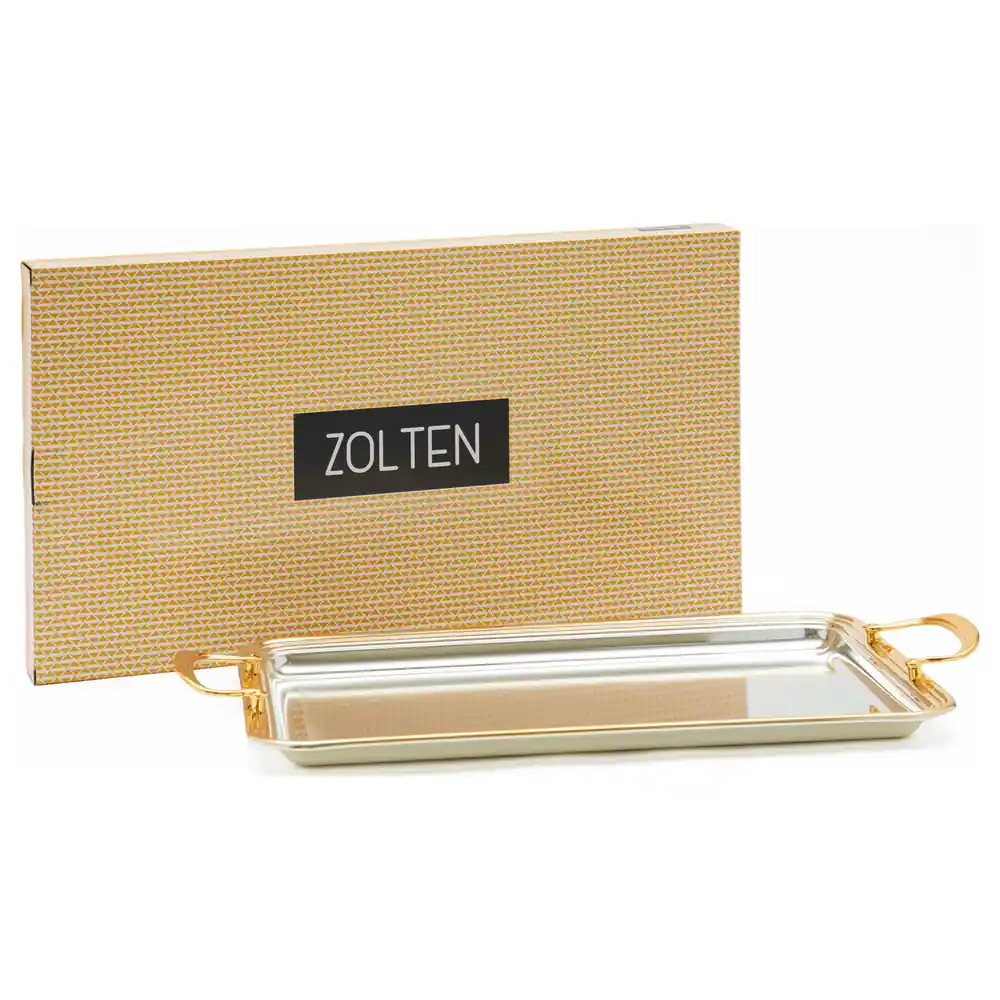 Zolten Silver Plated Rectangular Serving Tray, 42.5 cm - ZL2013915 - Image 4