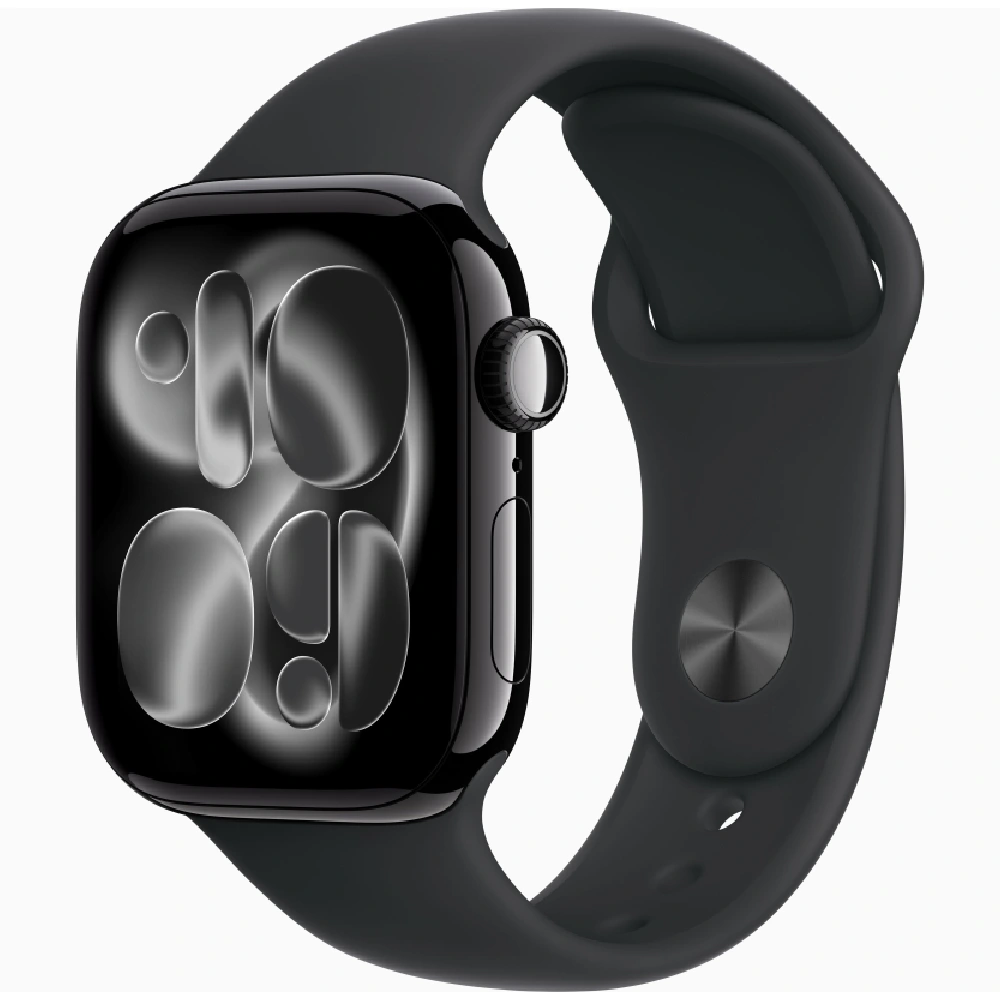 Apple Watch Series 11, 42mm Jet Black Aluminum Case, Always-On Retina OLED Display, S10 Chip, 64GB, GPS, Health & Fitness Tracking, Water Resistant - International Version