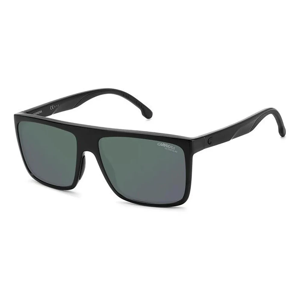 Carrera Mens UV Protected Rectangular Flat Top Sunglasses, Grey Lenses, Full Rim - C-8055-S-807 - Image 3