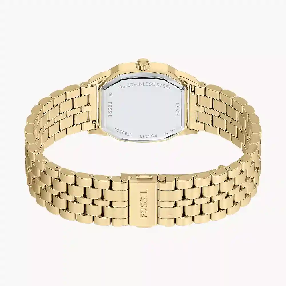 Fossil Harlow 33 mm Three-Hand Gold-Tone Stainless Steel Watch - FS6213 - Image 4