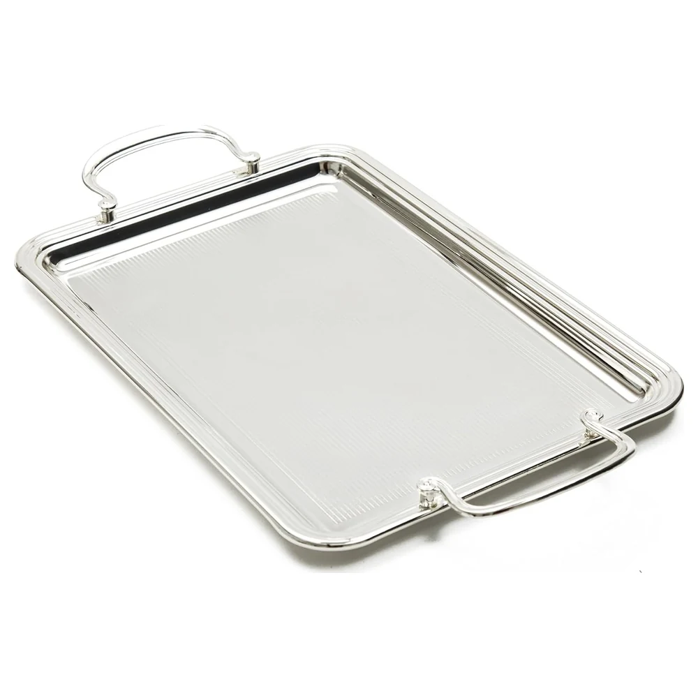 Zolten Silver Plated Rectangular Serving Tray, 50 cm - ZL2013914 - Image 2