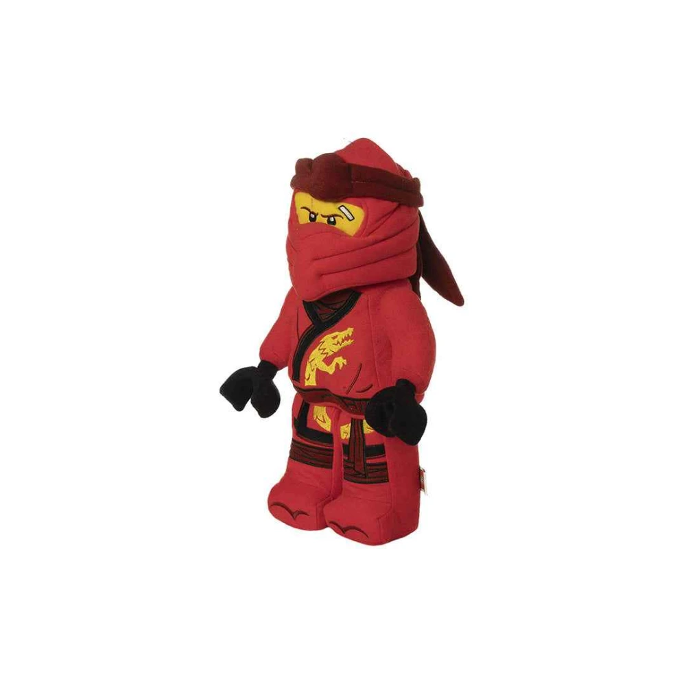 Manhattan Toys LEGO Ninjago Kai Plush Character Toy, Soft Collectible Ninja Doll for Kids, Bedroom Decor, Gift for Boys & Girls, Stuffed Figure, Multicolour - 335540LL