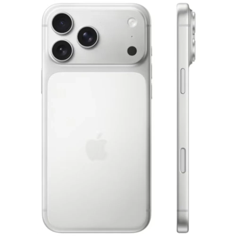Apple iPhone 17 Pro 256GB 12GB RAM 5G Dual eSIM 6.3-Inch ProMotion Display A19 Pro 48MP Triple Camera Fast Charging - Silver - TDRA Version - Image 3