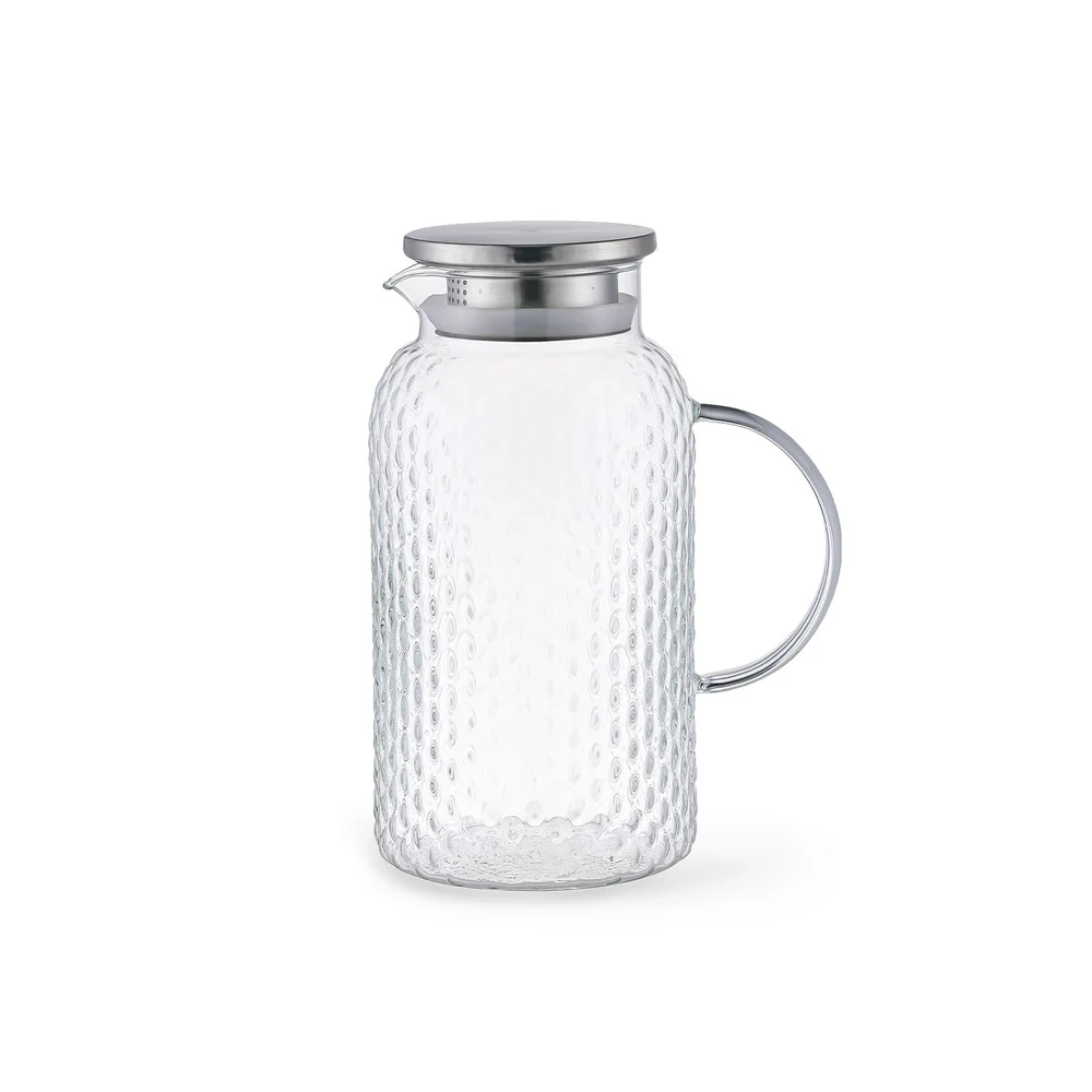 Fissman Jug Borosilicate Glass 1800ml Clear with Filter - 6588