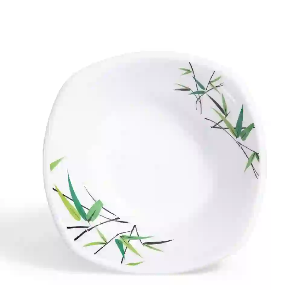 Hoover Green Bamboo Lightweight Melamine Square Bowl with Smooth Wipe-Clean Surface, 15 cm - HVRGB876 - Image 3
