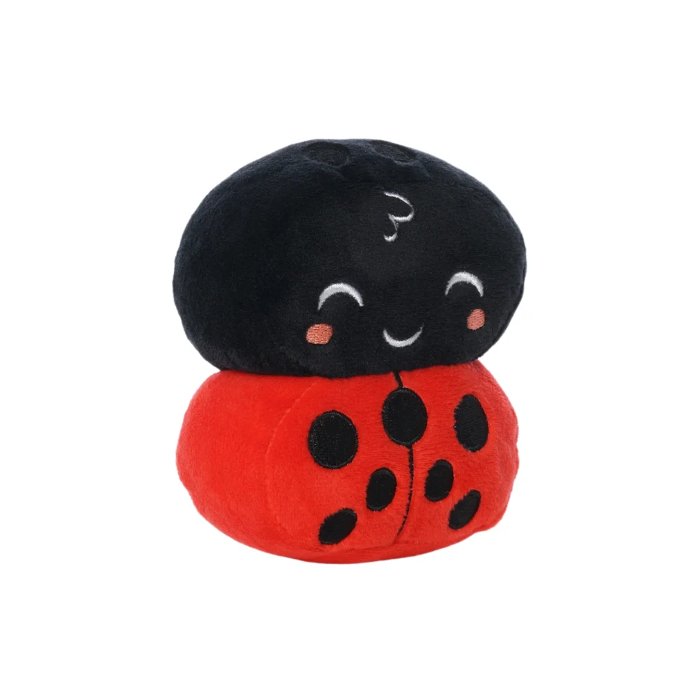 Manhattan Toys LEGO Duplo Ladybug Plush Character Toy, Soft Collectible Bug Doll for Kids, Cute Room Decor, Gift for Boys & Girls, Stuffed Figure, Multicolour - 353830LL