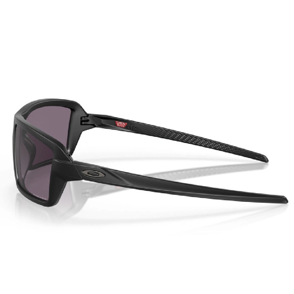 Oakley Men Gradient Grey Lens Sunglasses Full Frame Rectangular Shape 63-14-131mm Grey Plastic Frame CR39 Lens - OO91290163 - Image 5