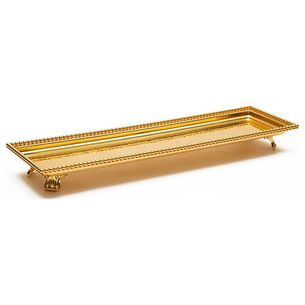 Zolten Silver Plated Rectangular Serving Tray, 70 cm - ZL2014480