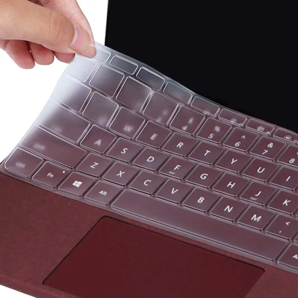 eWINNER Ultra Thin Transparent Keyboard Cover Skin Protector for 10 Inch Microsoft Surface Go 3/2/1 (2021-2018 Release), Clear, US Keyboard Layout