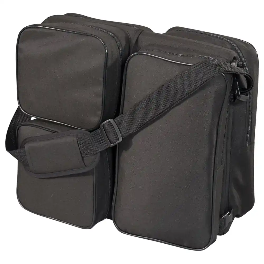 KidCo DiaperPod 2-in-1 Diaper Bag and Baby Changing and Resting Station, Messenger Style with 5 Compartments and Padded Shoulder Strap - TR5301
