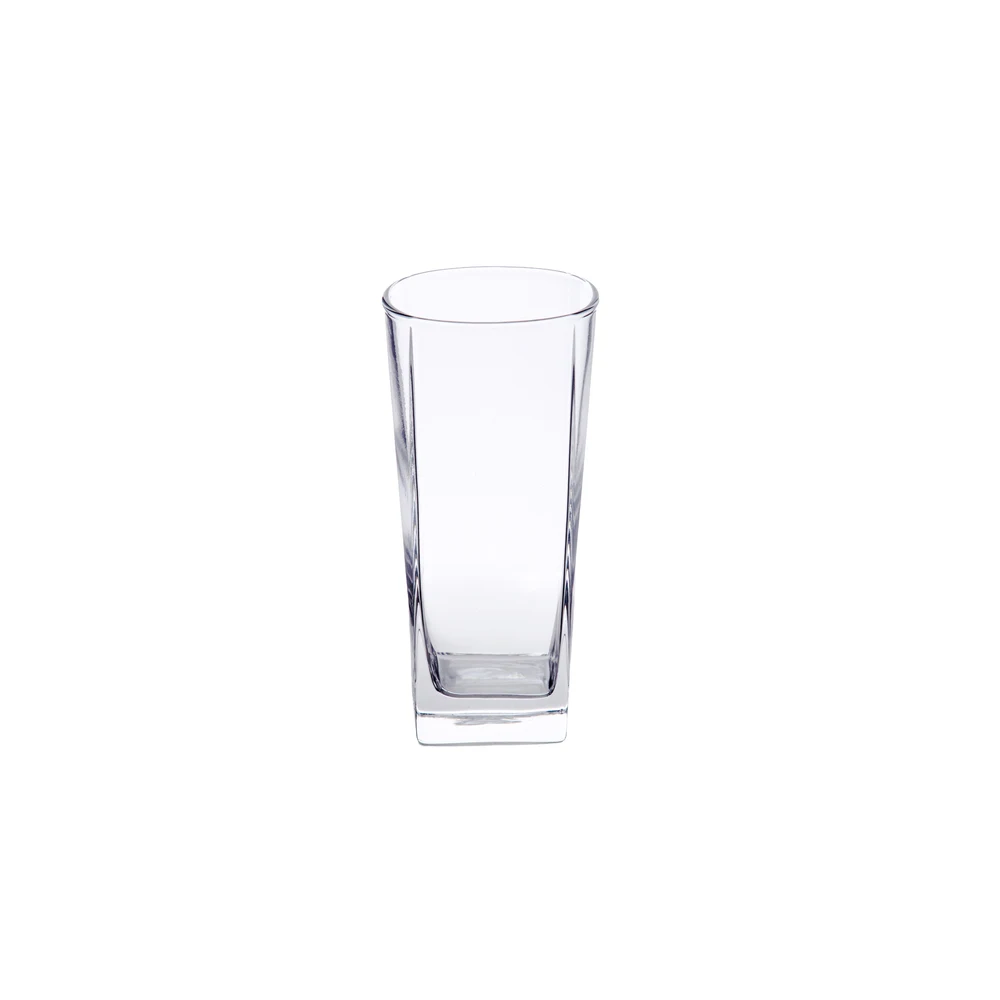 Taliona Exquisite Square 6-Piece Clear Glass Tumbler Set 27 cl - C6911021