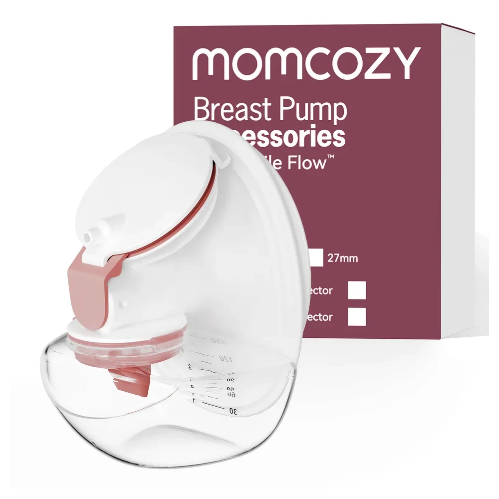 Momcozy Original Mobile Flow M9 Replacement Accessories Full Set, 24mm, BPA-Free Food-Grade Silicone, FDA Compliant, Sterilization Safe - 810184058427 - Image 3