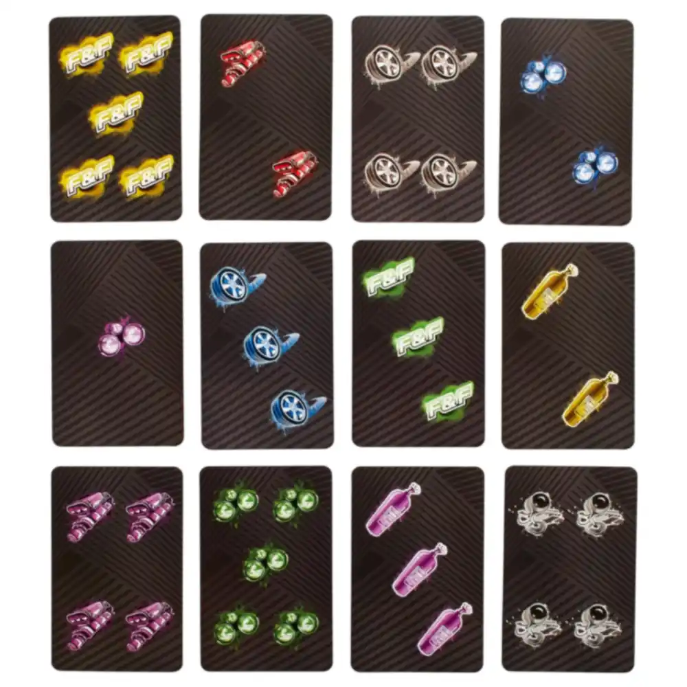 Mattel Games Blink Fast & Furious Card Game, 60 Symbol Cards, Rapid Matching Game for 2 Players, Regular and Quick Play, Ages 7 and Up - FDV58 - Image 3