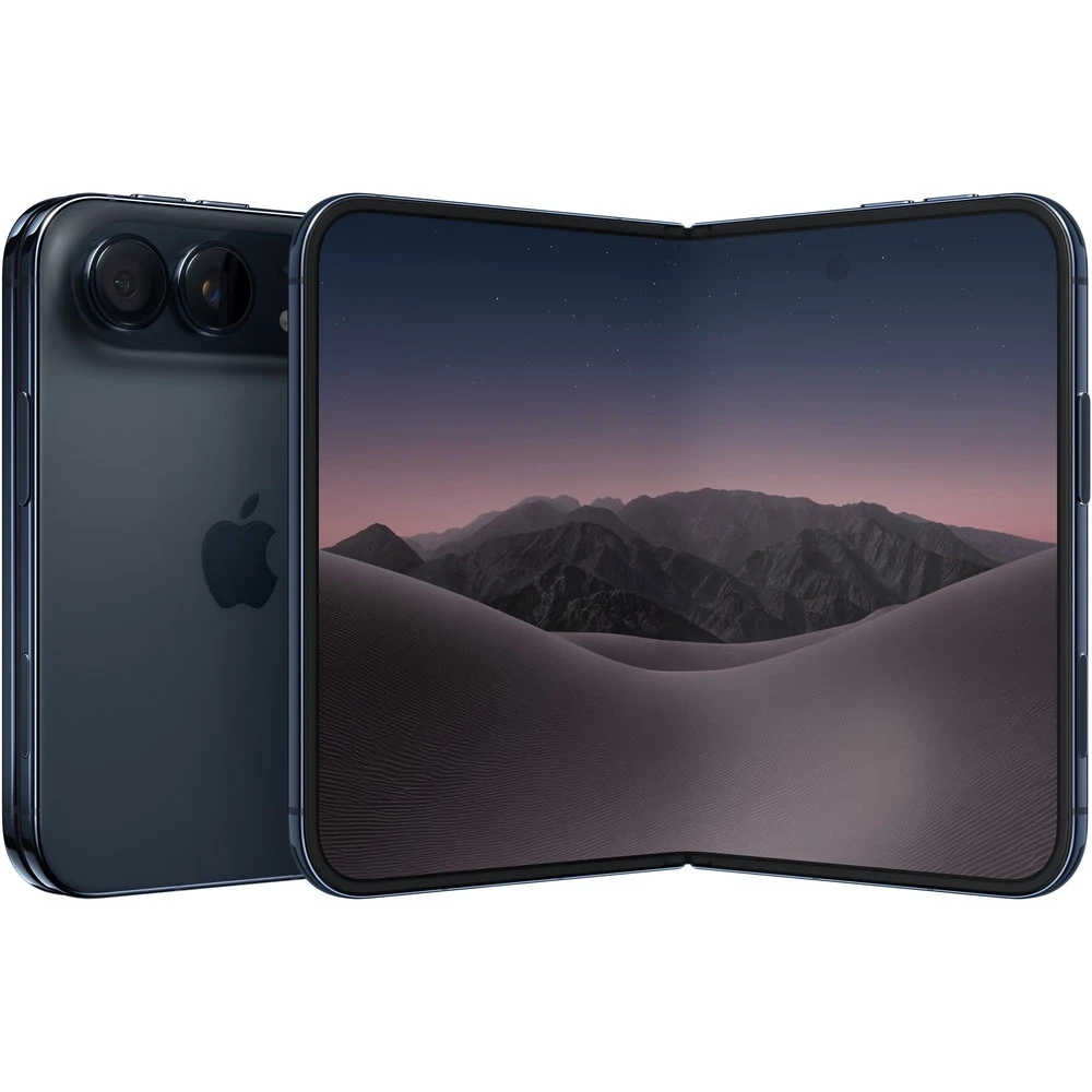 Apple iPhone Duo 512GB - 7.6 Inch Foldable Inner Display, 5.4 Inch Outer Display, A20 Pro Chip, 48MP Dual Fusion Camera, Night Sky - TDRA Version