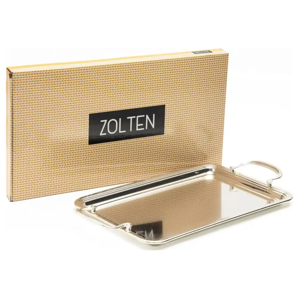 Zolten Silver Plated Rectangular Serving Tray, 50 cm - ZL2013914 - Image 4