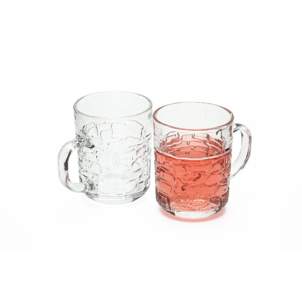 Taliona Gothique 6-Piece Clear Glass Mug Set 24 cl - C6913877 - Image 2