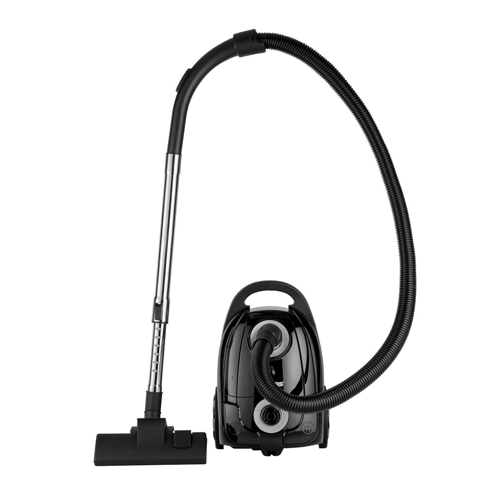 Geepas 2200W Wet Dry Stainless Steel Vacuum Cleaner 3L Dust Bag 5-Stage Filter Speed Control Low Noise Auto Cord Rewind Powerful Suction - GVC19033