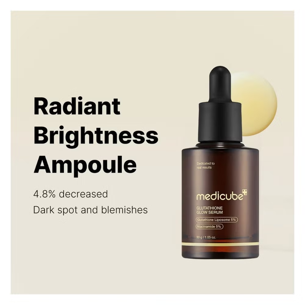 Medicube AGE-R Glutathione Glow Capsule Serum 30ml, Brightening &  Anti-Aging for Even Skin Tone with Pure Glutathione