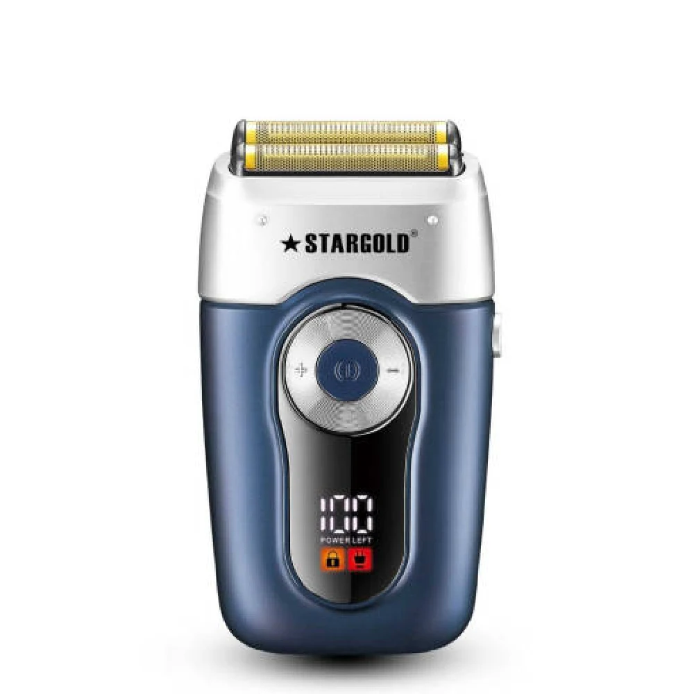 STARGOLD Electric Shaver for Men SG-923 Rechargeable Cordless Razor LCD Display Type C Charging Travel Lock