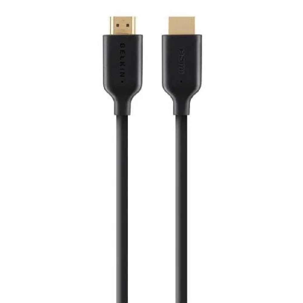 Belkin HDMI Cable - 5 Meter, Gold Plated, 4K Cinema Resolution, 3D Compatible, High Speed with Ethernet - F3Y021BT5M