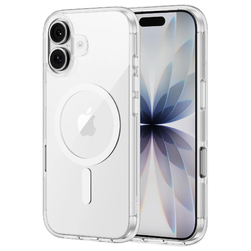 Belkin SheerForce Clear Case for iPhone 17, MagSafe Compatible, Anti-Scratch Coating, Shockproof Protection, Transparent - MSA030hqCL