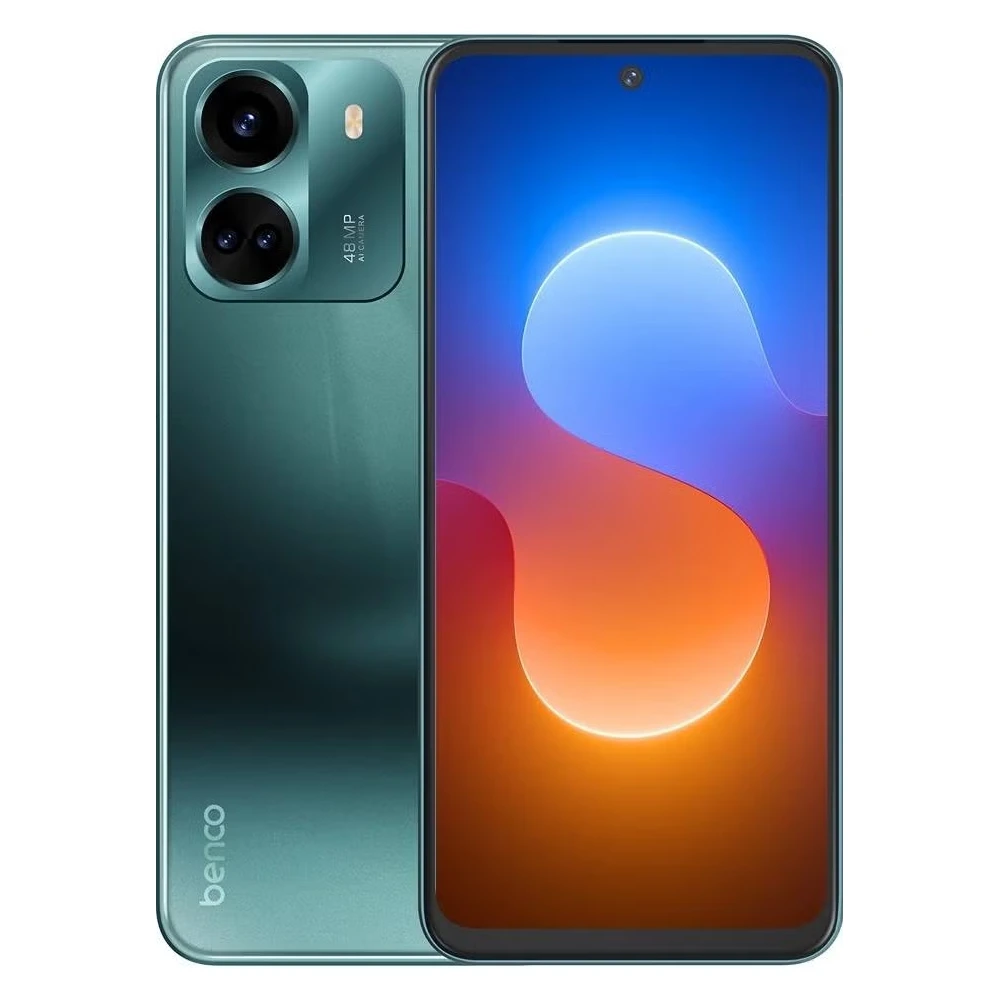 Benco S1 Smartphone, 128GB Storage, 8GB+8GB RAM, 6.8-Inch FHD+ Display, 48MP AI Triple Camera, 5000mAh Battery, Dual SIM- Emerald Green