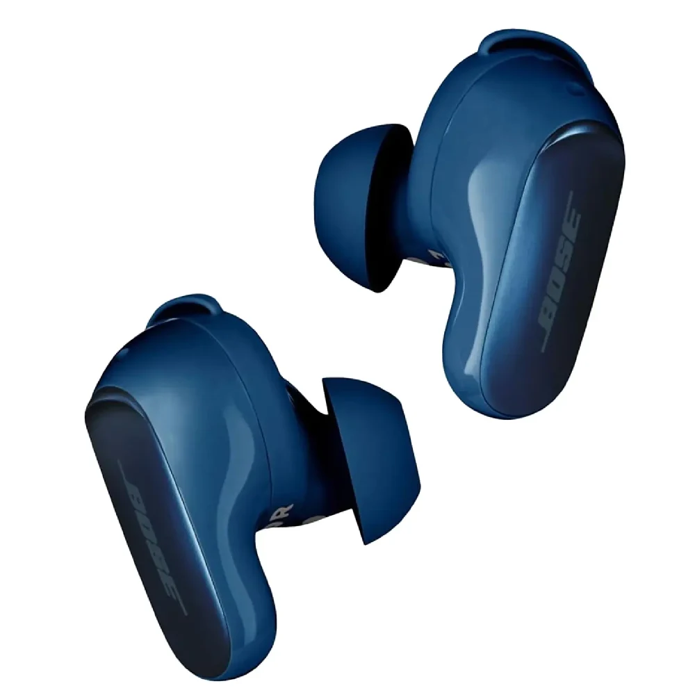 Bose QuietComfort Ultra Wireless Noise Cancelling Earbuds, Spatial Audio, Up to 24 Hours Total Battery Life, Lunar Blue - 882826-0060