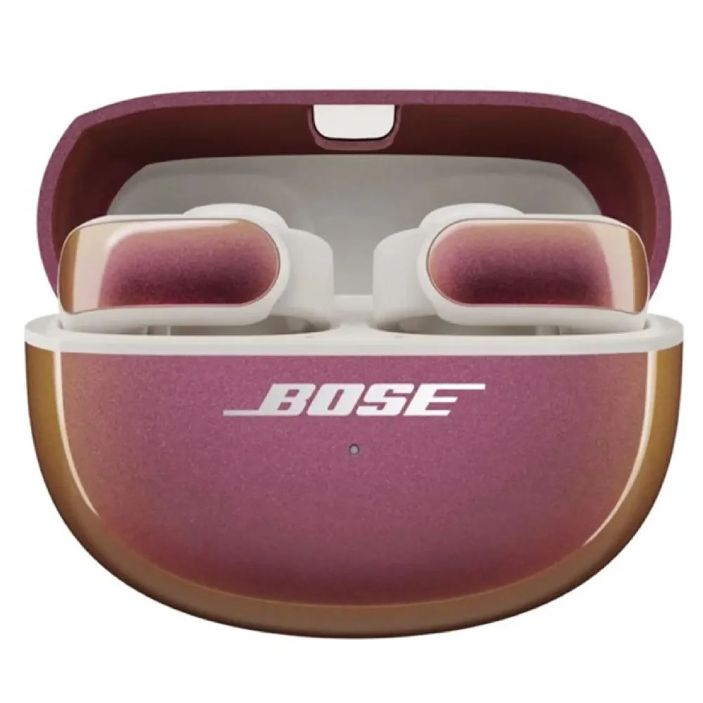 Bose Ultra Open Earbuds with OpenAudio Technology, Immersive Audio, Up to 7.5 Hours Playtime, Sunset Iridescent - 881046-0900