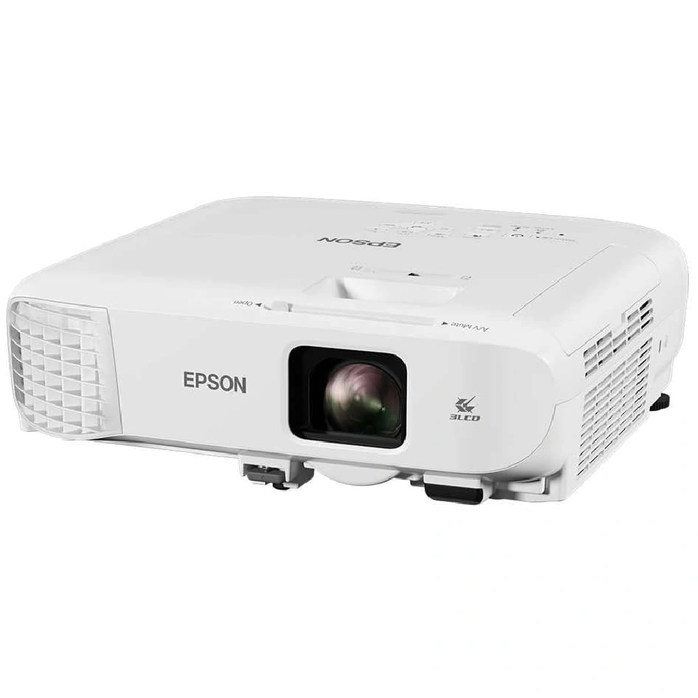 Epson LED Projector - 3600 Lumens, XGA 1024x768 Resolution, HDMI USB Wi-Fi, Portable, 1 Year Warranty, White, EB-X49