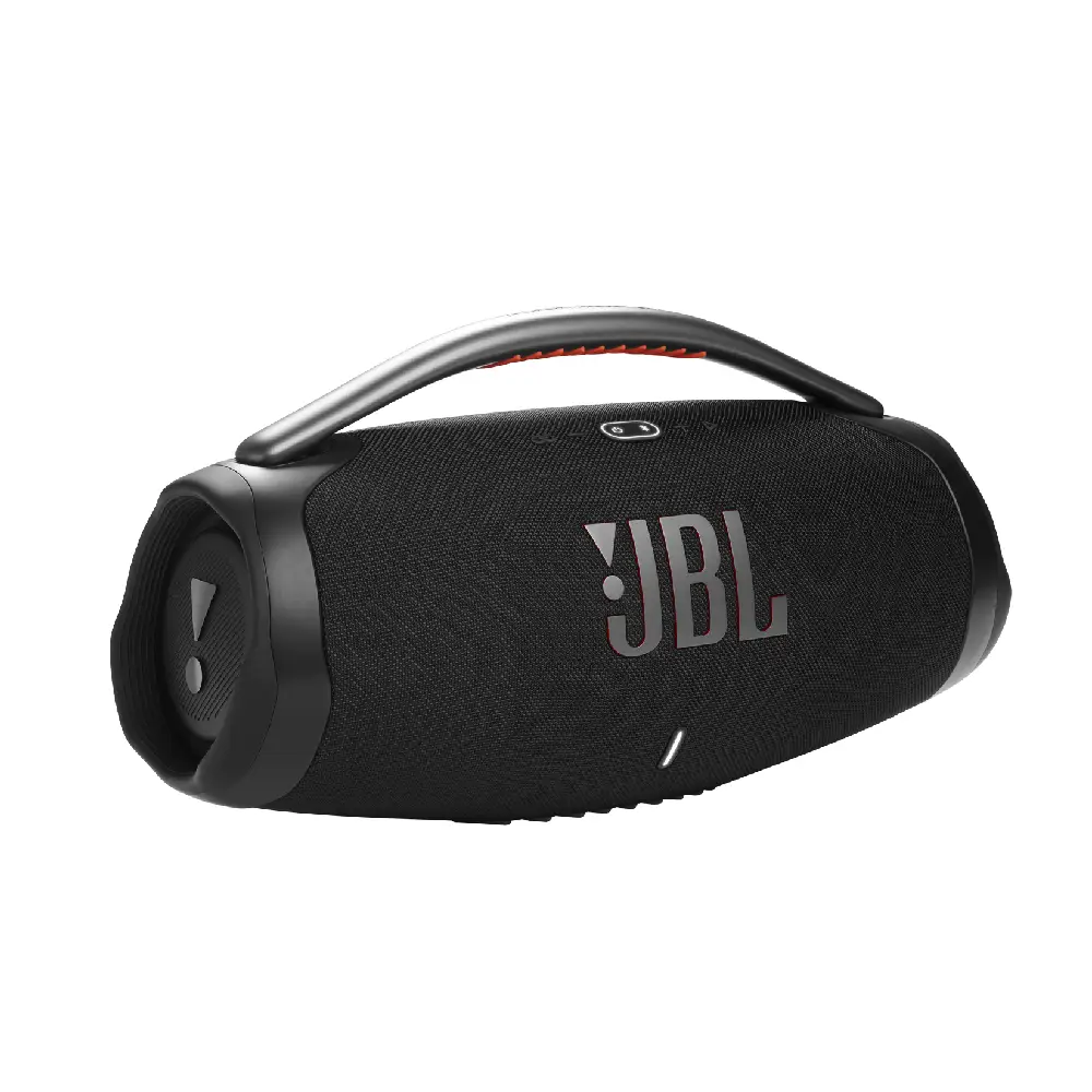 JBL Boombox 3 Portable Bluetooth Speaker, JBL Original Pro Sound, Bluetooth 5.3, Up to 24 Hours Playtime, IP67 Waterproof & Dustproof, Powerbank Function, PartyBoost - Black