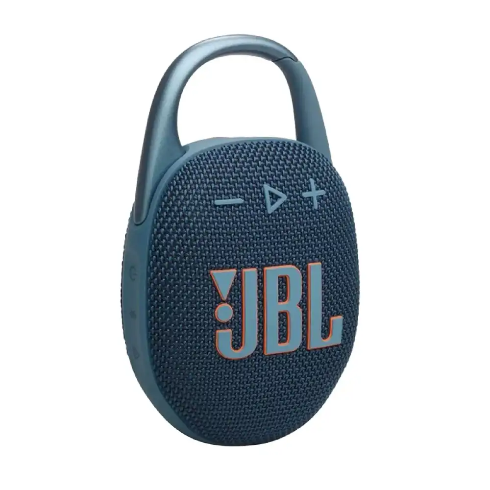 JBL Clip 5 Ultra-Portable Waterproof Bluetooth Speaker, 15 Hours Playtime, IP67 Dustproof & Waterproof, Bluetooth 5.3 - Blue